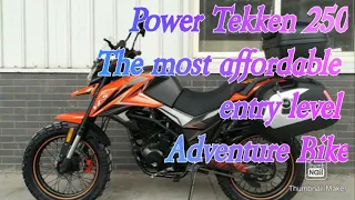 Power Tekken 250 Review, One of the most affordable Adventure Bikes in Kenya