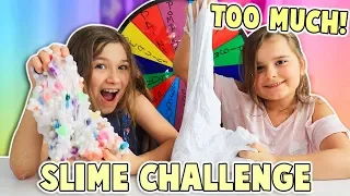 Mystery Wheel of Adding Too Much Ingredients To Slime Challenge!!! | JKrew