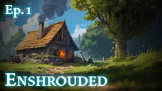 I Built a Cozy Home in this Brand New Survival Game | Enshrouded (Ep.1)