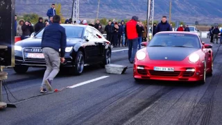 PORSCHE 997 TURBO 1200HP vs AUDI S7 TURBO