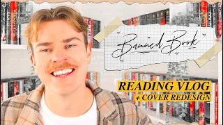 The Most Banned Book of All Time? | Reading Vlog + Cover Redesign [CC]