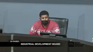 12/15/21 Industrial Development Board