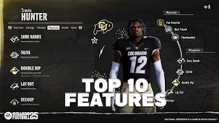 Top 10 Gameplay Features for College Football 25 from Gameplay Deepdive!