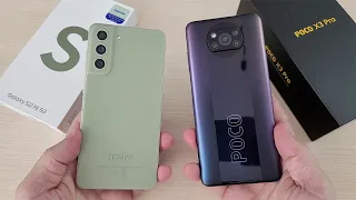 Samsung S21 FE 5G vs Poco X3 Pro Camera Comparison