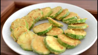 1 egg! 1 zucchini! Delicious Korean pancake ✔️Crunchy ✔️Sweet ✔️Healthy and tasty ✔️Korean recipe