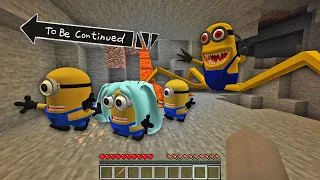 SPIDER MINION.EXE ATTACK MINIONS in Minecraft! Scary Minion vs Minions Minecraft! GAMEPLAY Movie