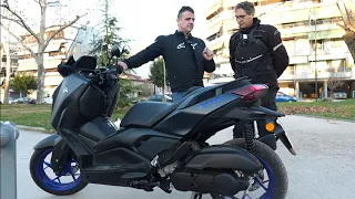 κάνουμε δοκιμή το XMAX125 - μικρό ΜΕΓΆΛΟ σκούτερ της YAMAHA