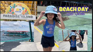 A day in Paradise Island Park and beach resort 04/01/2023 | Samal Beach IGACOS