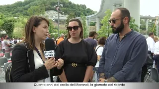 Quattro anni dal Morandi, il sopravvissuto: "Prima volta sotto nuovo ponte, doveroso per le vittime"