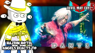 Hazbin Hotel Angel React To Dante Part 3 "DMC 5" || Devil May Cry 5 || -Gacha React