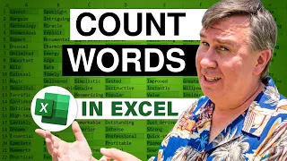 Excel - How To Count The Number Of Words In A Cell In Excel - Duel 169 - Episode 1948A