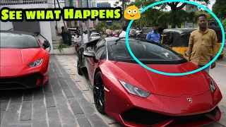 What Happens when you park  '3' lamborghini's in HYDERABAD INDIA