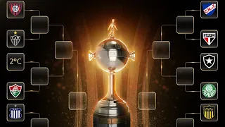 SORTEIO DA LIBERTADORES - SORTEIO DA OITAVAS DA CONMEBOL LIBERTADORES 2024 - SORTEIO DA OITAVAS