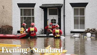 River Severn Flooding: Homes left underwater as flood defences are breached in Bewdley