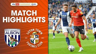 West Bromwich Albion 3-2 Luton Town | Championship Highlights