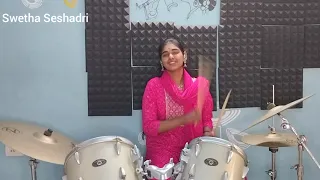 Sangeetha Megam | Udaya Geetham | SPB | Ilayaraja | Drum Cover | Swetha Seshadri