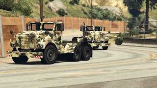 Fighter jets attack on army convoy | Gta-5