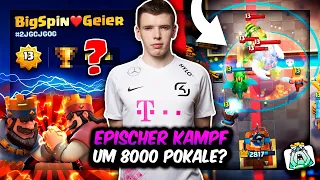 ZUM ERSTEN MAL IN MEINEM LEBEN AUF 8000 TROPHÄEN?! | Epische Kämpfe! | Clash Royale Deutsch