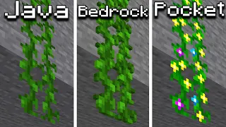 Java vs Bedrock vs Pocket