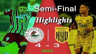 ATK Mohun Bagan Vs Hyderabad FC Full Penalty Shootout (4-3 pens) .  ISL 2022-23 Semifinal 2nd Leg