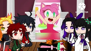 Demon Slayer react to Team Sonic // Gacha Club  lazy edit