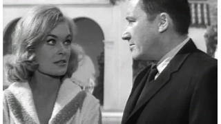 The Girl Hunters (1963) - Mickey Spillane as Mike Hammer questions a bikini-clad Shirley Eaton