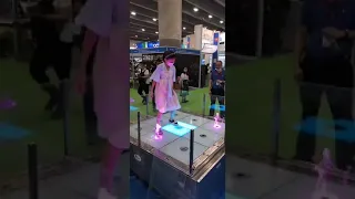 dancing floor fountain in Guangzhou Fair