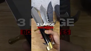 3 LARGE Bowie Knives