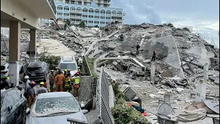 Crews Work to Locate Survivors of Surfside Condo Collapse as Death Toll Rises