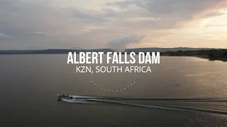 Bass Fishing Albert Falls Dam with the water level at 100%, South Africa.