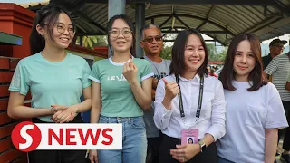 Doubles spotted at KKB polling station