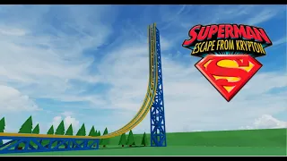 Superman Escape from Krypton Remake (Theme Park Tycoon 2)