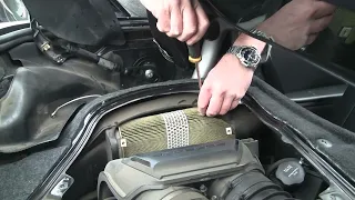 987 Porsche Boxster air filter change and putting into engine service mode