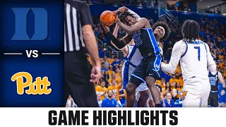 Duke vs. Pitt Game Highlights | 2023-24 ACC Men’s Basketball