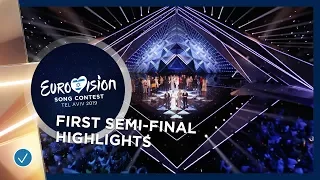 Highlights of the first Semi-Final - Eurovision 2019