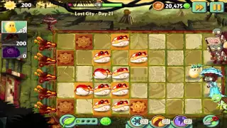 Plants vs Zombies 2 : Lost City - Day 21 Walkthrough