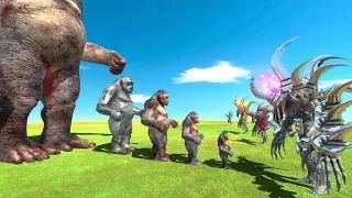 Goro is Growing VS Scourge of Evolution - Animal Revolt Battle Simulator