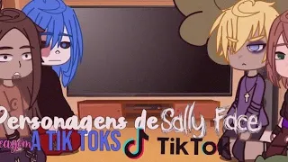 Sally face e amigos reagindo a Tik Toks (GACHA CLUB) parte 6 AU