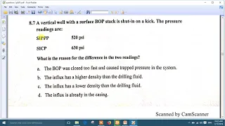 19.IWCF:  questions on shut in procedures and data to collect