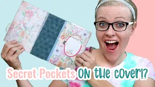 Make a Junk Journal Cover with secret pockets!