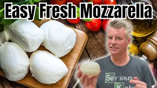 Make Fresh "Mozzarella" for 20% of the Cost - with Ingredients You Have in Your Pantry