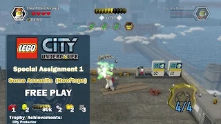 Lego City Undercover: Special Assignment 1 Some Assaults (Rooftops) FREE PLAY - HTG