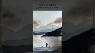 Easy Landscape Watercolour For Beginners