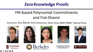 ZKP MOOC Lecture 8: FRI-based Polynomial Commitments and Fiat-Shamir