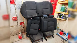 Как снять передние/задние сидения Mazda 3 2002-2009год