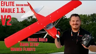 Horizon Hobby - Maule M-7 V2 - Unbox, Build, Radio Setup, & Maiden Flights