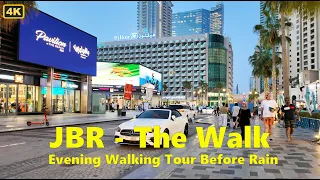 Dubai JBR – The Walk | Jumeirah Beach Residence Evening Walking Tour | May 2024