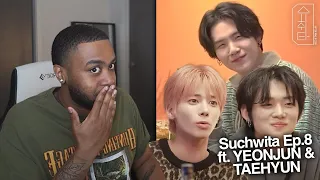 When Suga Met TXT! (Suchwita EP.8 with YEONJUN & TAEHYUN Reaction!)