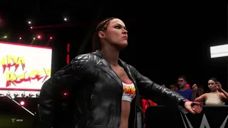 WWE 2K20 Lacey Evans vs Ronda Rousey