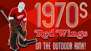 1970s Detroit Red Wings on the ODR | Vintage Cooper GoPro Hockey Goalie